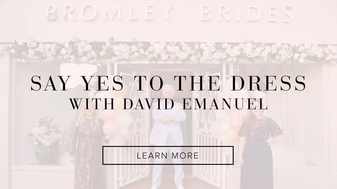 Say yes to the dress with David Emanuel